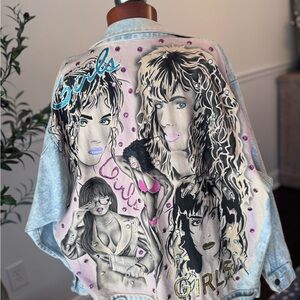 Motley Crue inspired “Girls, Girls, Girls” Denim Jacket